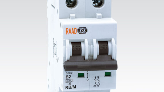 کلید مینیاتوری 2 پل 2 آمپر تیپ B