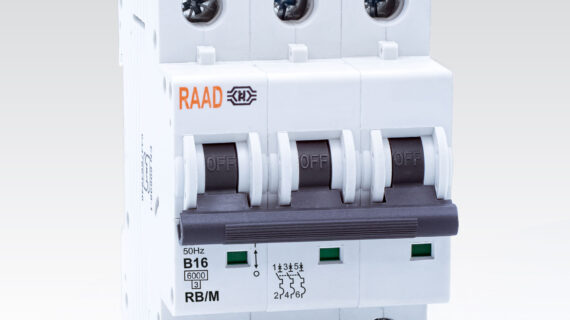 کلید مینیاتوری 3 پل 16 آمپر تیپ B