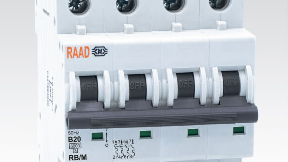 کلید مینیاتوری 4 پل20 آمپر تیپ B