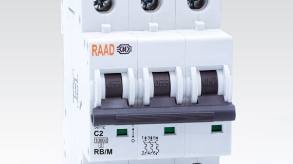 کلید مینیاتوری 3 پل 2 آمپر تیپ C